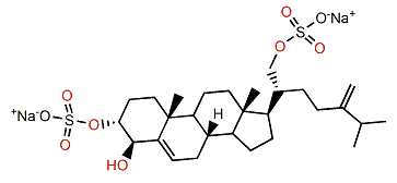 24-Methylenecholest-5-en-3,4,21-triol 3,21-disulfate